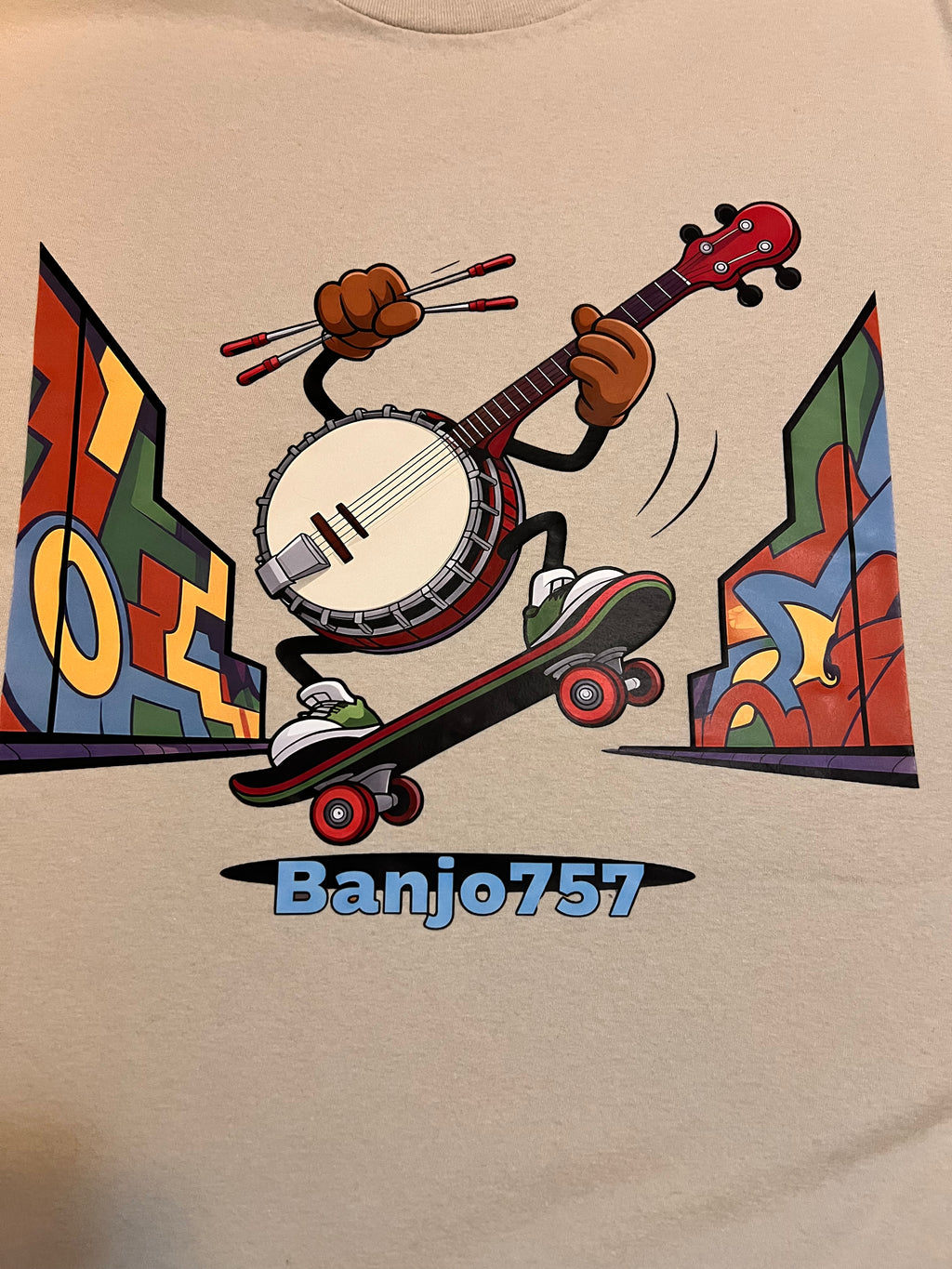 Banjo757 (Style 2) Tee Shirt.