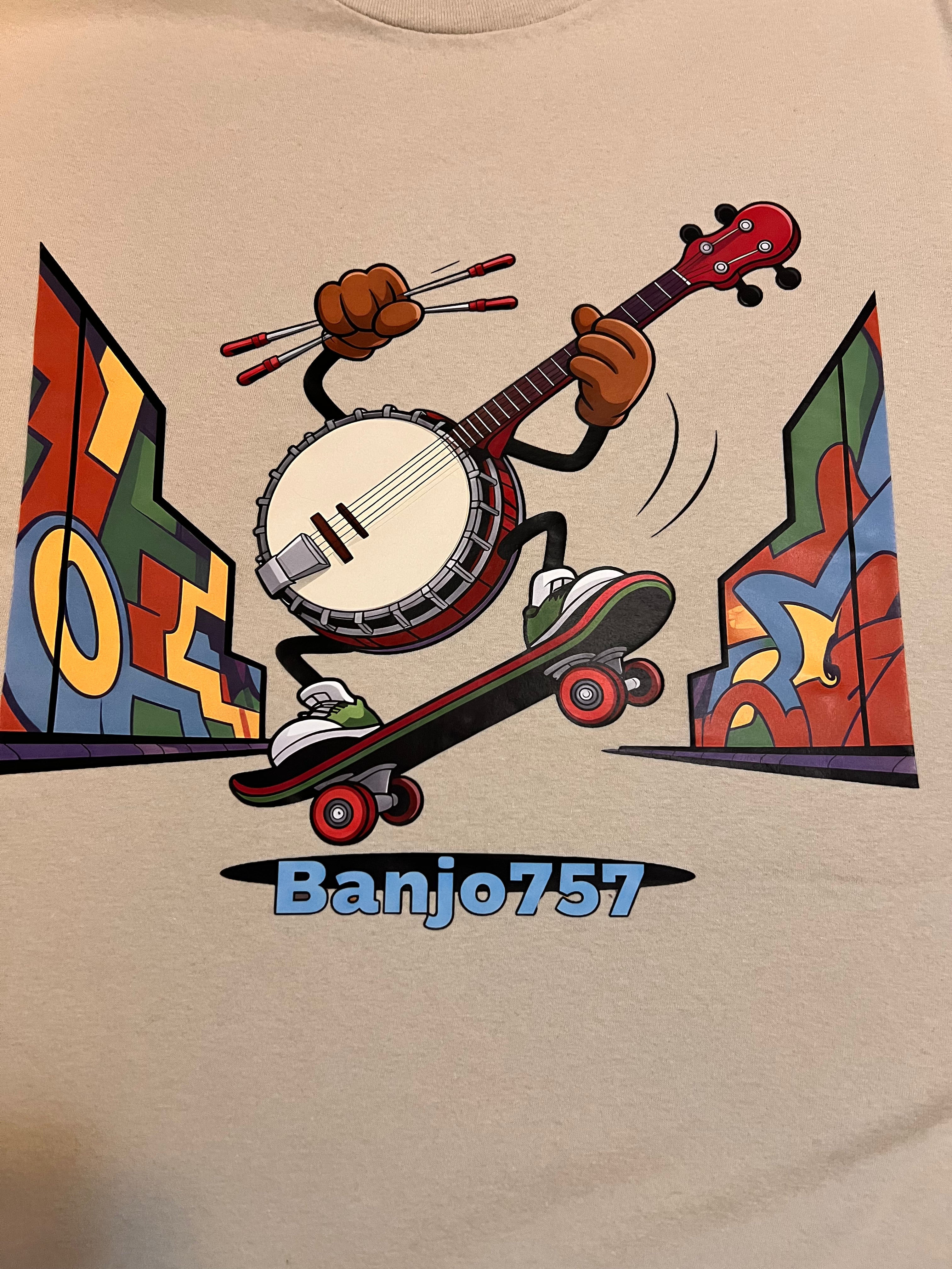 Banjo757 (Style 2) Tee Shirt.
